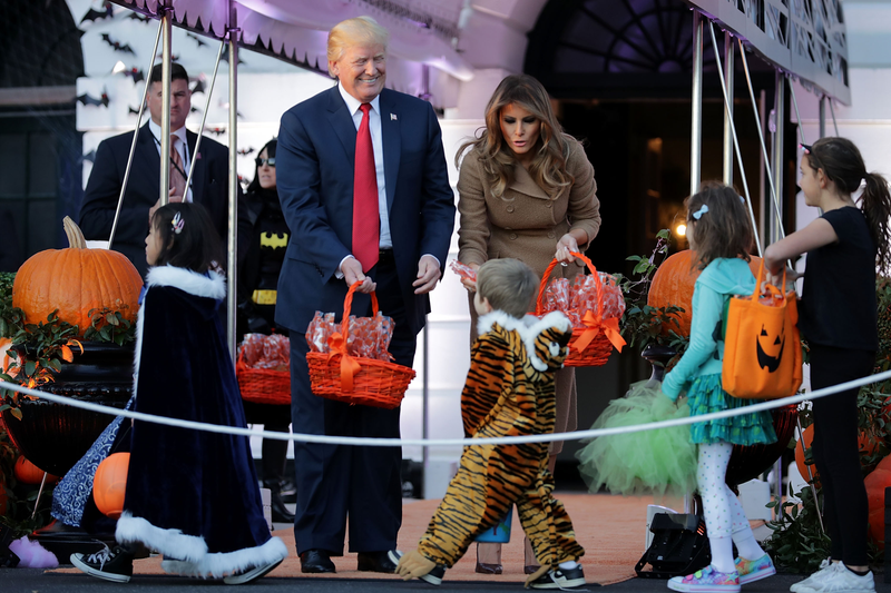 Illustration for article titled Here, Caption These Scary-Ass White House Halloween Photos